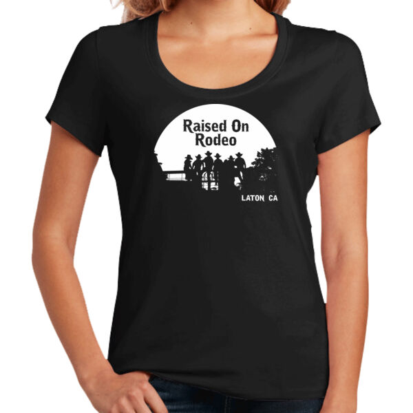 Raised on Rodeo Ladies Tee Thumbnail